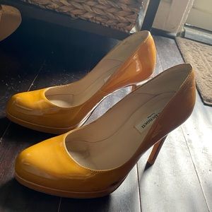 L. K. Bennett classic platform pumps